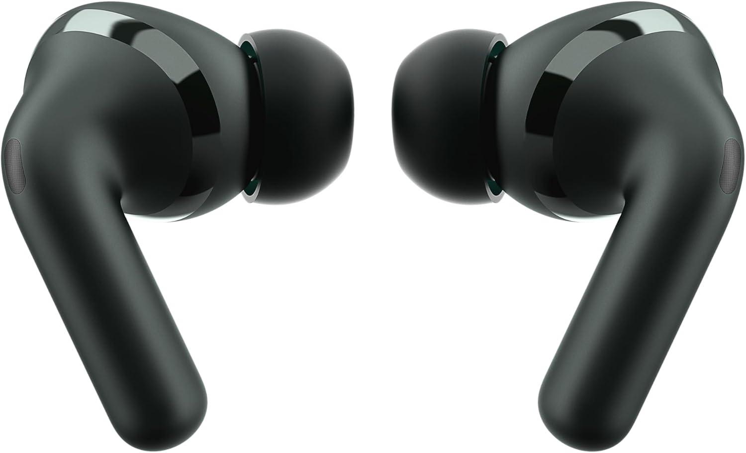 imageMotorola Moto Buds Headphones with Sound by Bose Dual Dynamic Drivers and Optimal Resolution Sound Dolby Head Tracking and Dolby Atmos Dynamic Active Noise Cancellation  Black