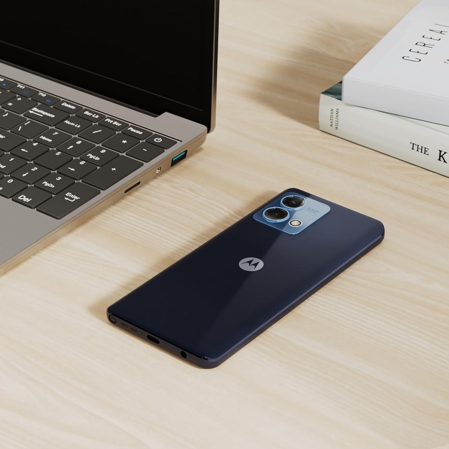 imageMotorola Moto G Pure  2021  2Day battery  Unlocked  Made for US by Motorola  332GB  13MP Camera  Deep IndigoMidnight Blue