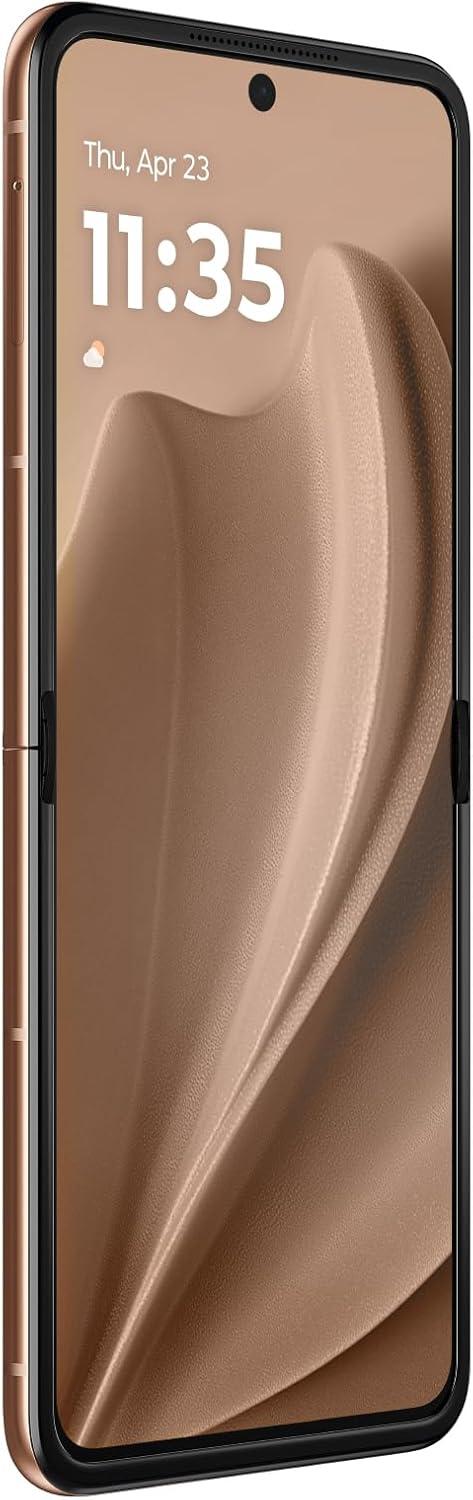 imageMotorola Razr 2025  Unlocked  Made for US 12256GB  50MP Camera  Pantone Mocha Mousse