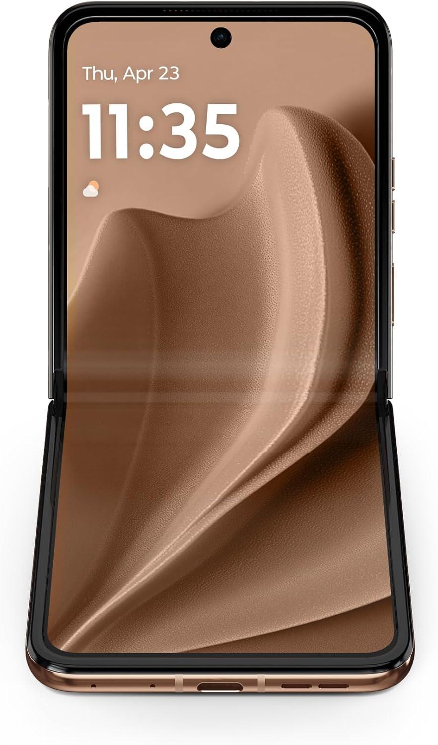 imageMotorola Razr 2025  Unlocked  Made for US 12256GB  50MP Camera  Pantone Mocha Mousse
