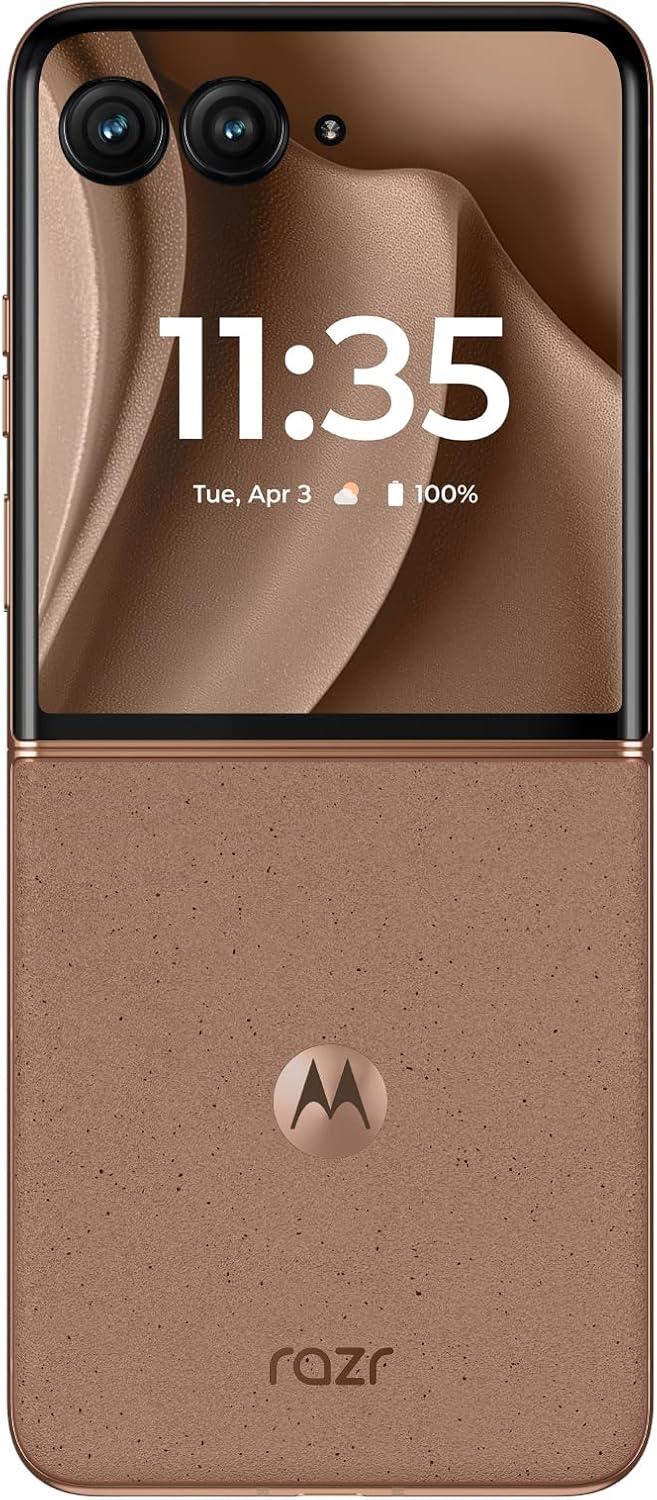 imageMotorola Razr 2025  Unlocked  Made for US 12256GB  50MP Camera  Pantone Mocha Mousse