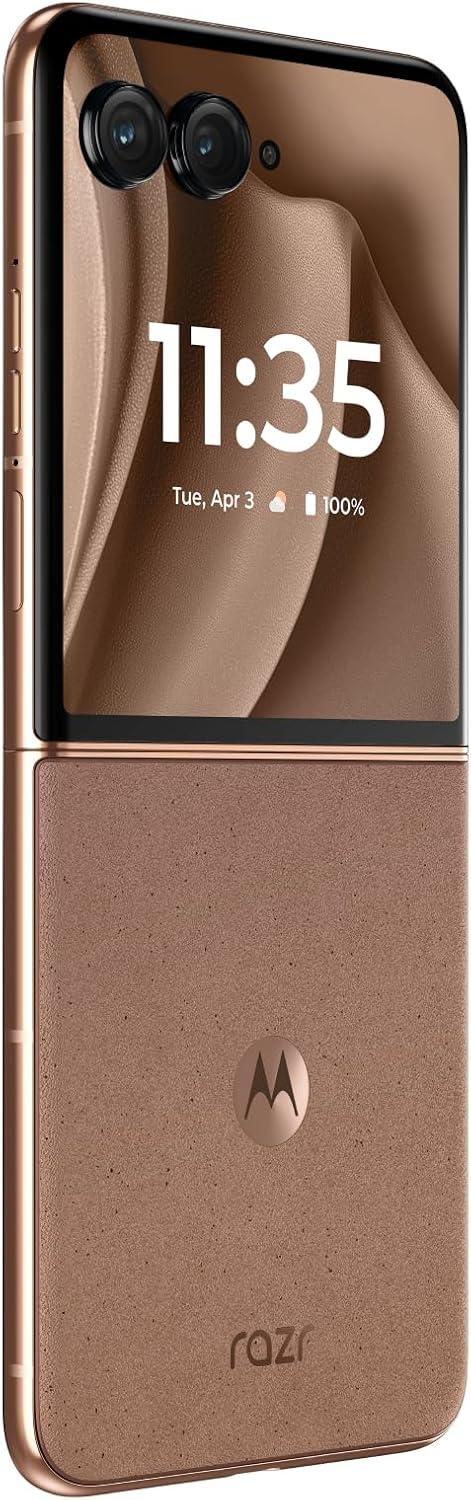 imageMotorola Razr 2025  Unlocked  Made for US 12256GB  50MP Camera  Pantone Mocha Mousse