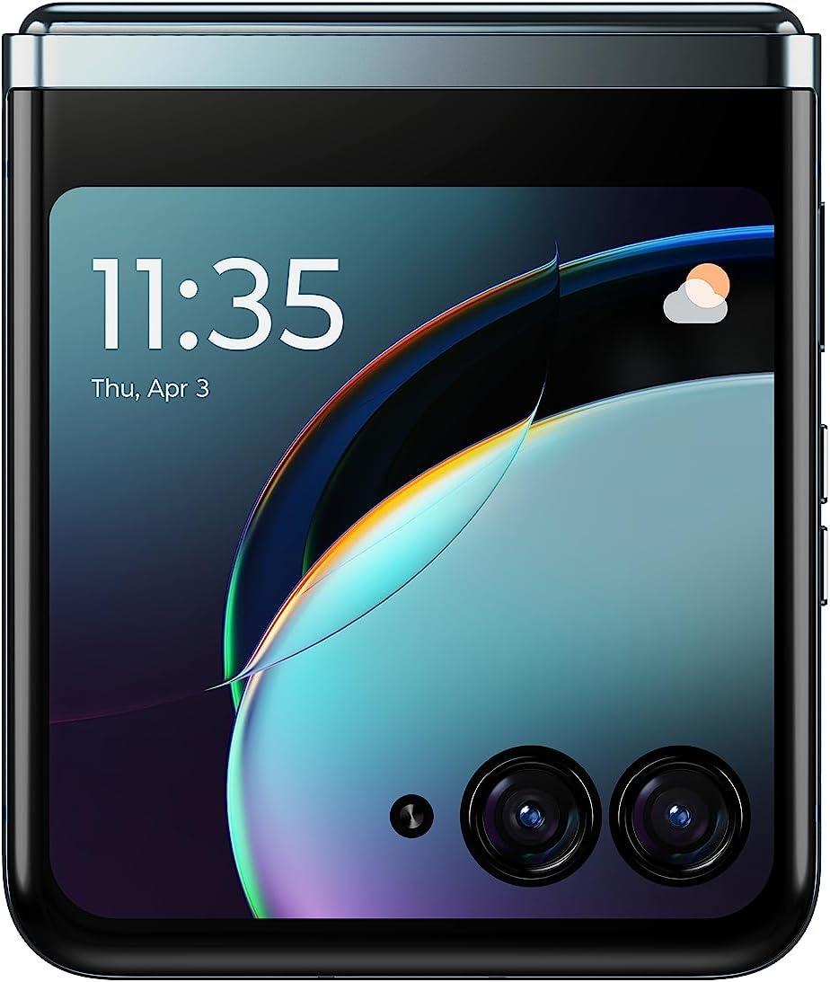 imageMotorola razr  2023  Unlocked  Made for US 8256  32 MPCamera Black 7395x17083x699mmBlue