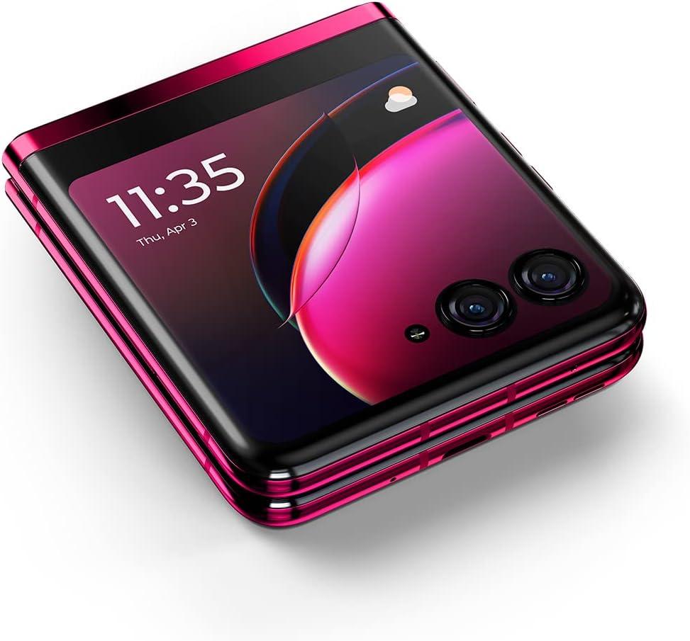 imageMotorola razr  2023  Unlocked  Made for US 8256  32 MPCamera Black 7395x17083x699mmMagenta