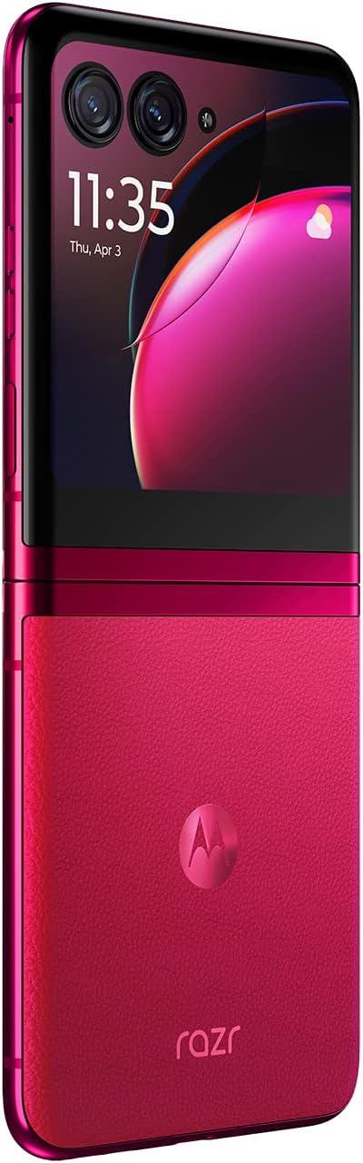 imageMotorola razr  2023  Unlocked  Made for US 8256  32 MPCamera Black 7395x17083x699mmMagenta
