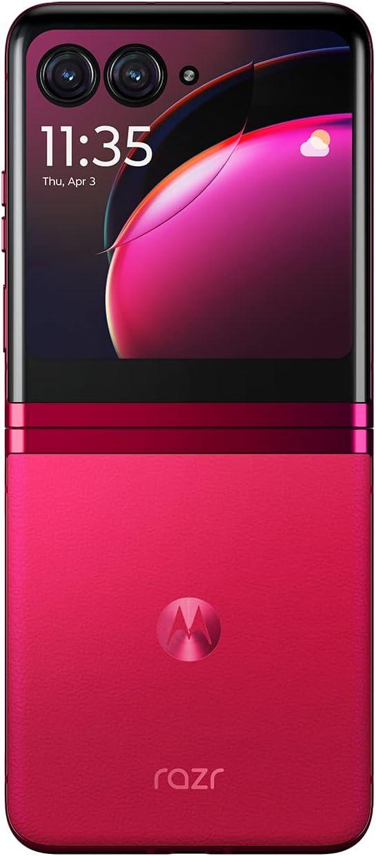 imageMotorola razr  2023  Unlocked  Made for US 8256  32 MPCamera Black 7395x17083x699mmMagenta