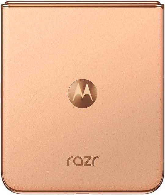 imageMotorola razr  2024  Unlocked  Made for US 12256  50MP Camera  Spring GreenPeach Fuzz