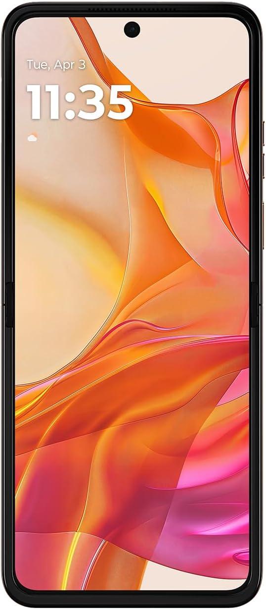 imageMotorola razr  2024  Unlocked  Made for US 12256  50MP Camera  Spring GreenPeach Fuzz