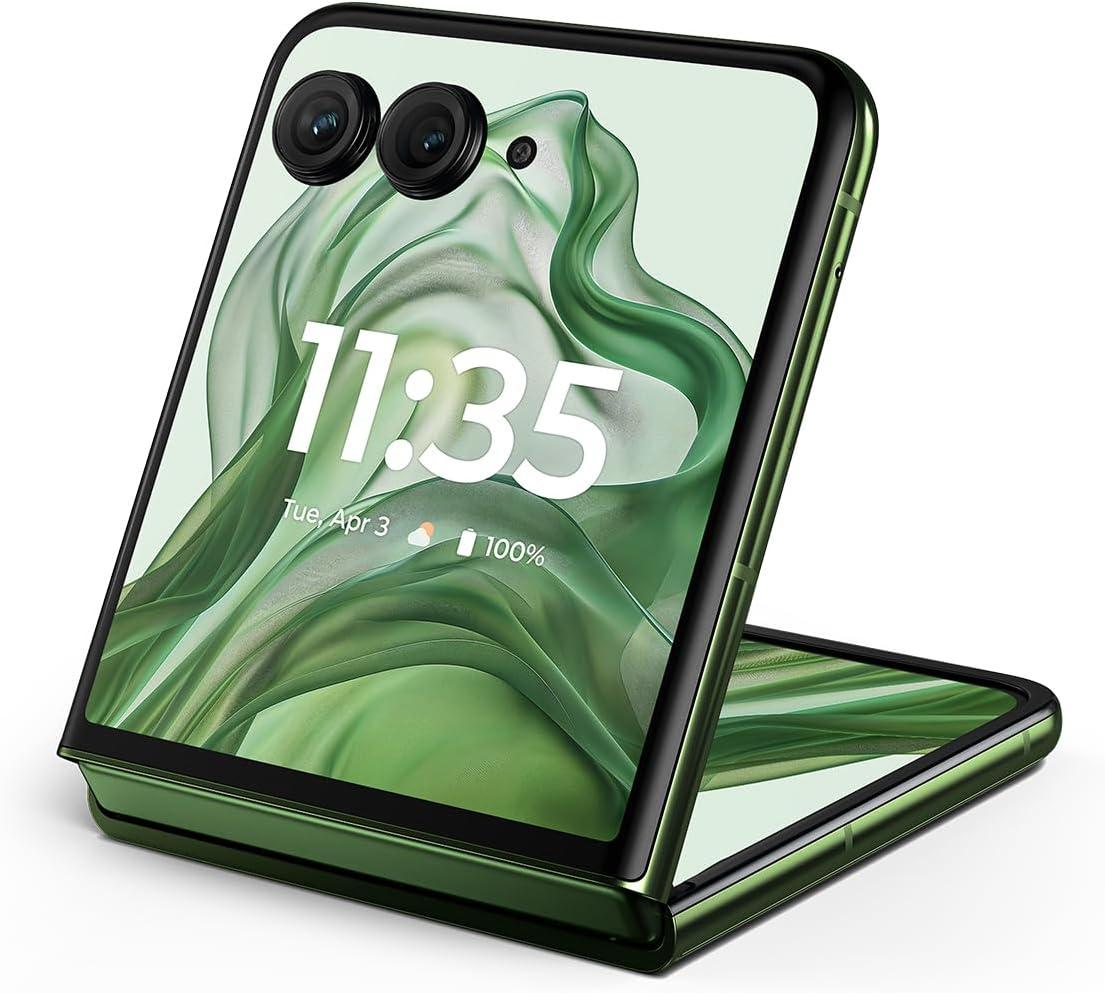 imageMotorola razr  2024  Unlocked  Made for US 12256  50MP Camera  Spring GreenSpring Green