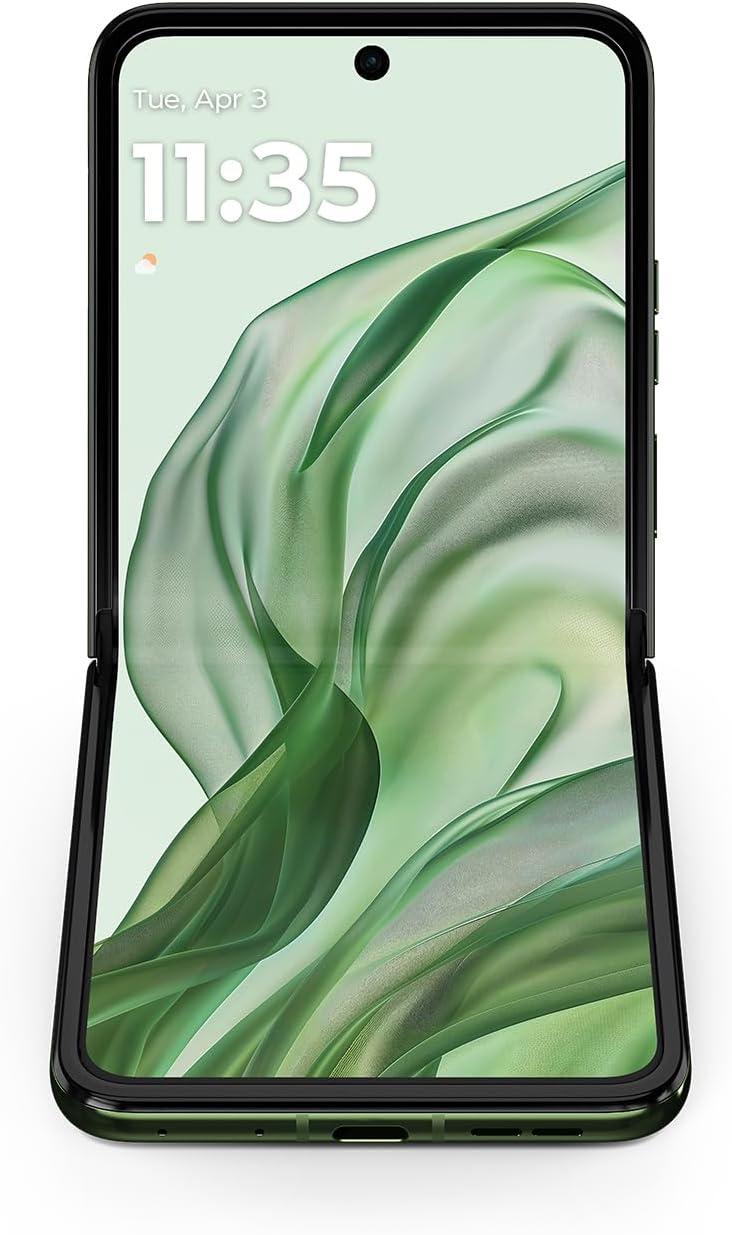 imageMotorola razr  2024  Unlocked  Made for US 12256  50MP Camera  Spring GreenSpring Green