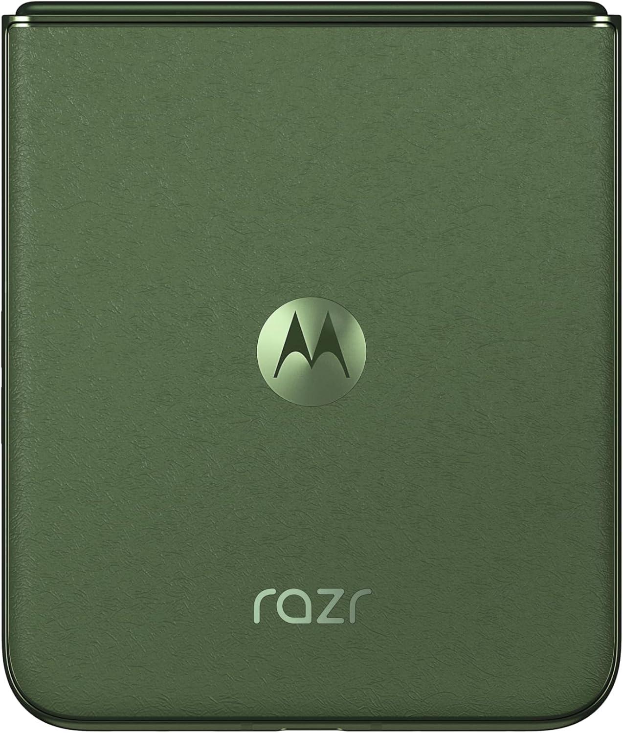 imageMotorola razr  2024  Unlocked  Made for US 12256  50MP Camera  Spring GreenSpring Green