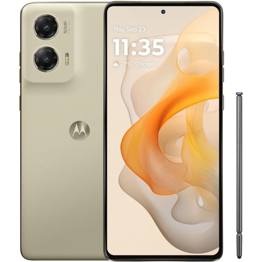 imageMotorola Moto G Stylus  2025  Unlocked  Made for US 8256GB  50MP Camera  Pantone Surf The WebCaramel Latte