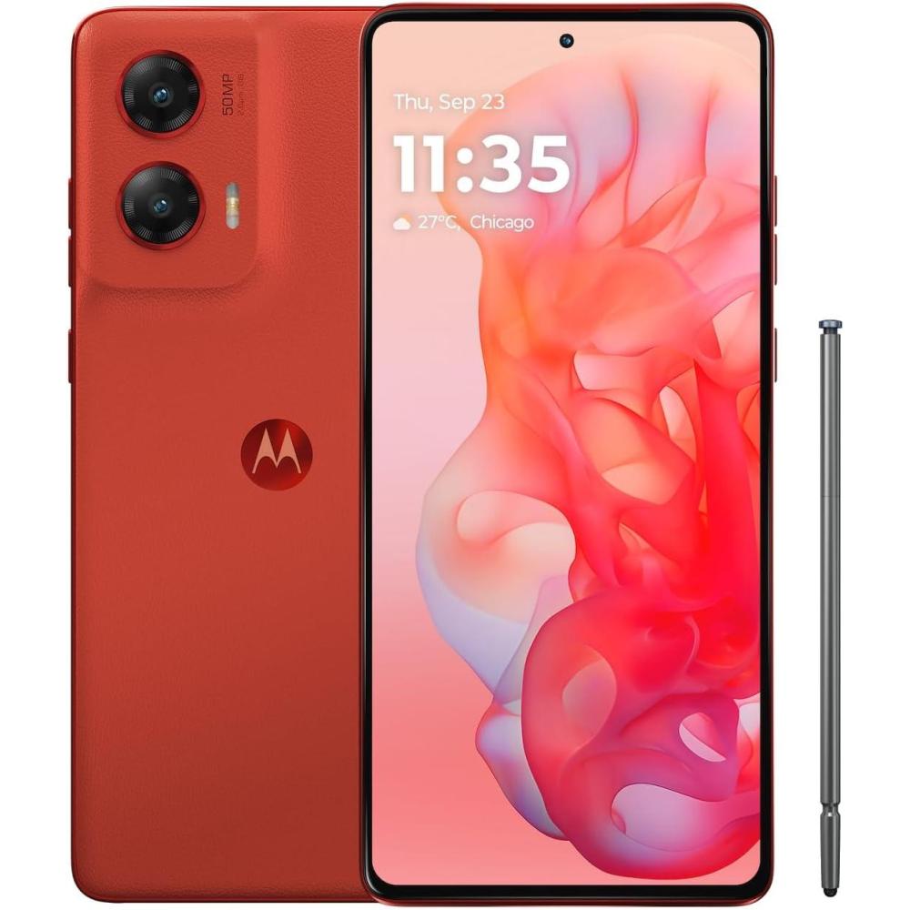 imageMotorola Moto G Stylus  2025  Unlocked  Made for US 8256GB  50MP Camera  Pantone Surf The WebScarlet Wave