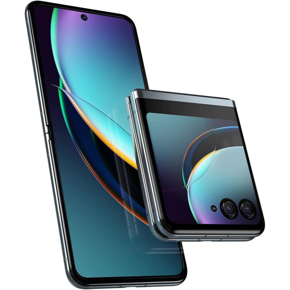 imageMotorola razr  2023  Unlocked  Made for US 8256  32 MPCamera Black 7395x17083x699mmBlue