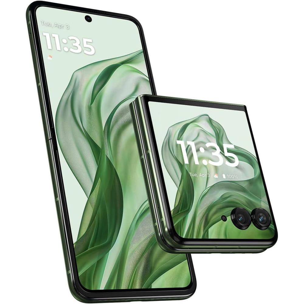 imageMotorola razr  2024  Unlocked  Made for US 12256  50MP Camera  Spring GreenSpring Green