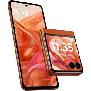 imageMotorola Razr 2025  Unlocked  Made for US 8256GB  50MP Camera  Pantone Lightest SkySpritz Orange