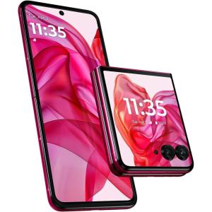 imageMotorola razr  2023  Unlocked  Made for US 8256  32 MPCamera Black 7395x17083x699mmHot Pink